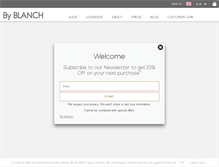 Tablet Screenshot of byblanch.com